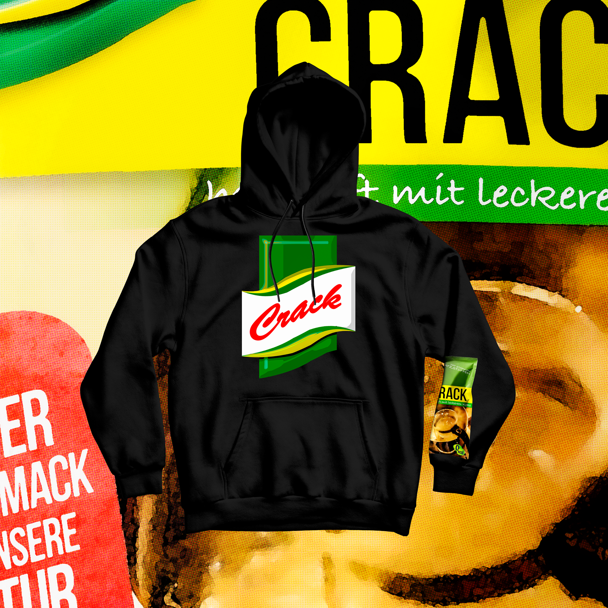 Bild von CRACK - HOODY [schwarz]